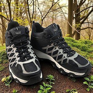Skechers Trail Walk Mens Sneakers Terrabite Black Hiking Trail Shoes Size 12